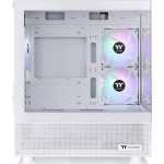 Thermaltake View 170 TG Gaming Micro Tower Κουτί Υπολογιστή με Πλαϊνό Παράθυρο και RGB Φωτισμό Λευκό