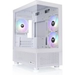 Thermaltake View 170 TG Gaming Micro Tower Κουτί Υπολογιστή με Πλαϊνό Παράθυρο και RGB Φωτισμό Λευκό