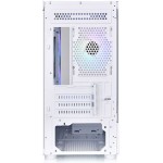 Thermaltake View 170 TG Gaming Micro Tower Κουτί Υπολογιστή με Πλαϊνό Παράθυρο και RGB Φωτισμό Λευκό