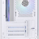 Thermaltake View 170 TG Gaming Micro Tower Κουτί Υπολογιστή με Πλαϊνό Παράθυρο και RGB Φωτισμό Λευκό