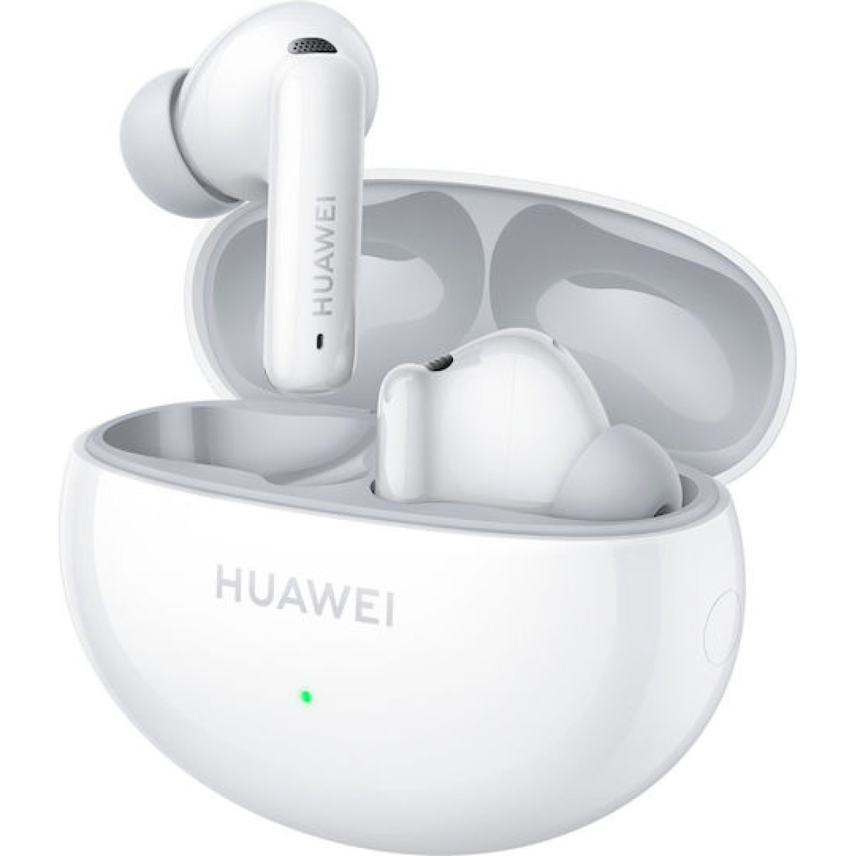 Huawei FreeBuds 6i Bluetooth Handsfree Ακουστικά με Αντοχή στον Ιδρώτα και Θήκη Φόρτισης Λευκά