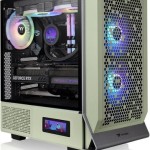 Thermaltake Ceres 300 TG Gaming Midi Tower Κουτί Υπολογιστή με Πλαϊνό Παράθυρο και RGB Φωτισμό Πράσινο