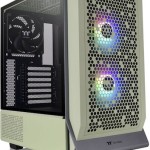 Thermaltake Ceres 300 TG Gaming Midi Tower Κουτί Υπολογιστή με Πλαϊνό Παράθυρο και RGB Φωτισμό Πράσινο