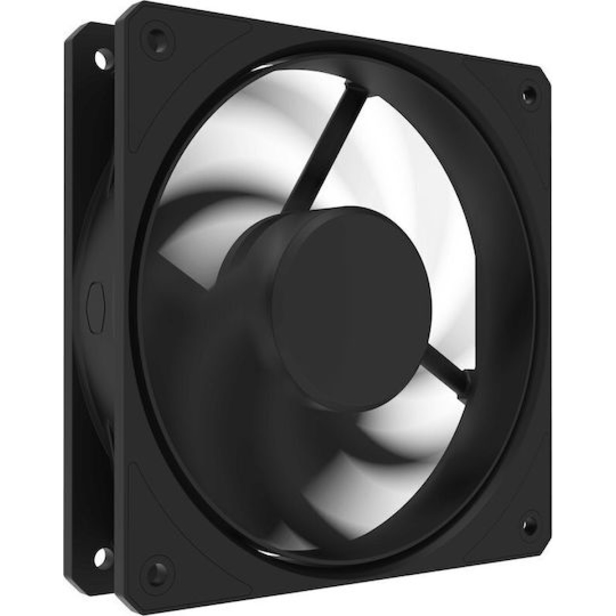 CoolerMaster Mobius 120 Case Fan με Σύνδεση 4-Pin PWM Black Edition