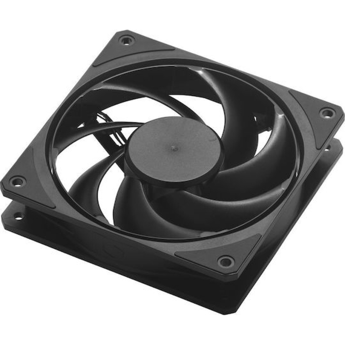 CoolerMaster Mobius 120 Case Fan με Σύνδεση 4-Pin PWM Black Edition