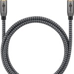 Goobay Plus 2m Textile 3.5mm Jack Audio Cable X2