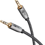 Goobay Plus 2m Textile 3.5mm Jack Audio Cable X2