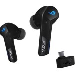 Asus ROG Cetra SpeedNova In-ear Bluetooth Handsfree Ακουστικά με Αντοχή στον Ιδρώτα και Θήκη Φόρτισης Midnight Black