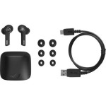 Asus ROG Cetra SpeedNova In-ear Bluetooth Handsfree Ακουστικά με Αντοχή στον Ιδρώτα και Θήκη Φόρτισης Midnight Black
