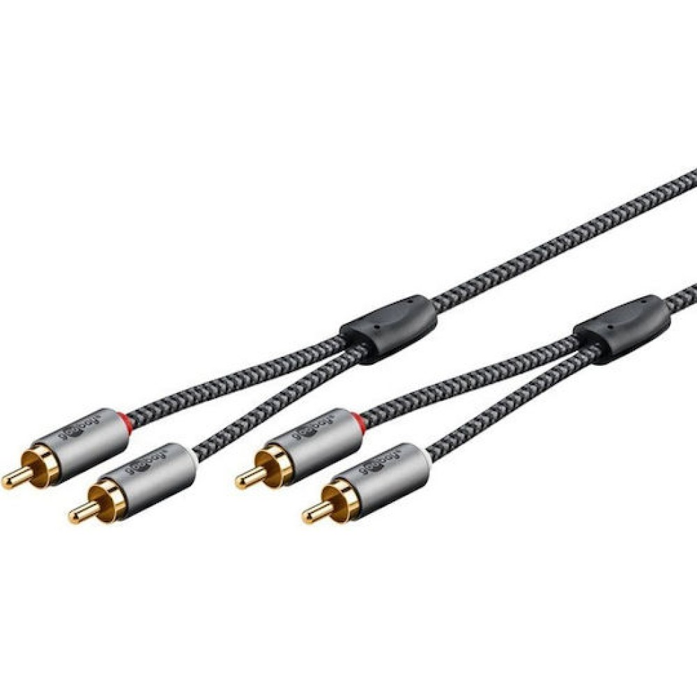 Goobay Cable 2x RCA male - 2x RCA male 2m 65293