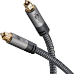 Goobay Optical Audio Cable TOS male - TOS male Γκρι 1m (65304)