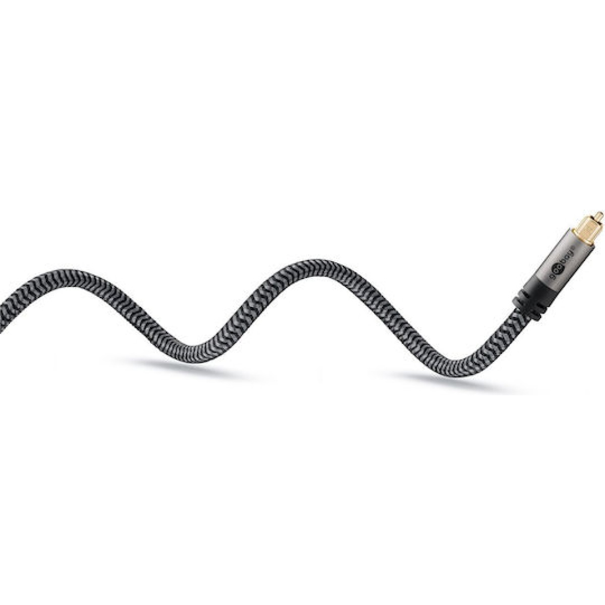 Goobay Optical Audio Cable TOS male - TOS male Γκρι 1m (65304)