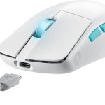 Asus ROG Harpe Ace Aim Lab Edition Ασύρματο Gaming Ποντίκι 36000 DPI Moonlight White