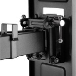 Goobay 49932 Βάση Τηλεόρασης Οροφής με Βραχίονα Μαύρο