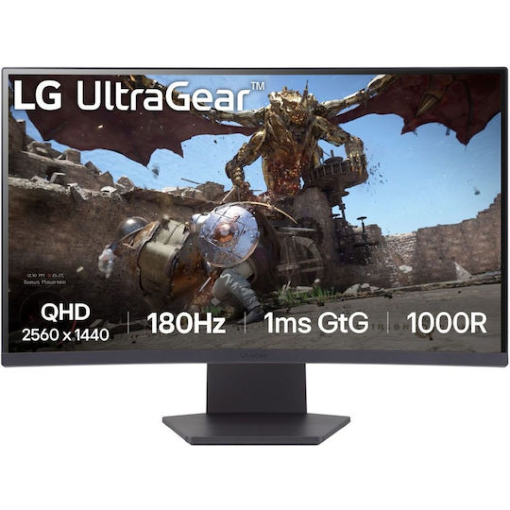 LG UltraGear 27GS60QX-B VA HDR Curved Monitor 27