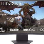 LG UltraGear 27GS60QX-B VA HDR Curved Monitor 27