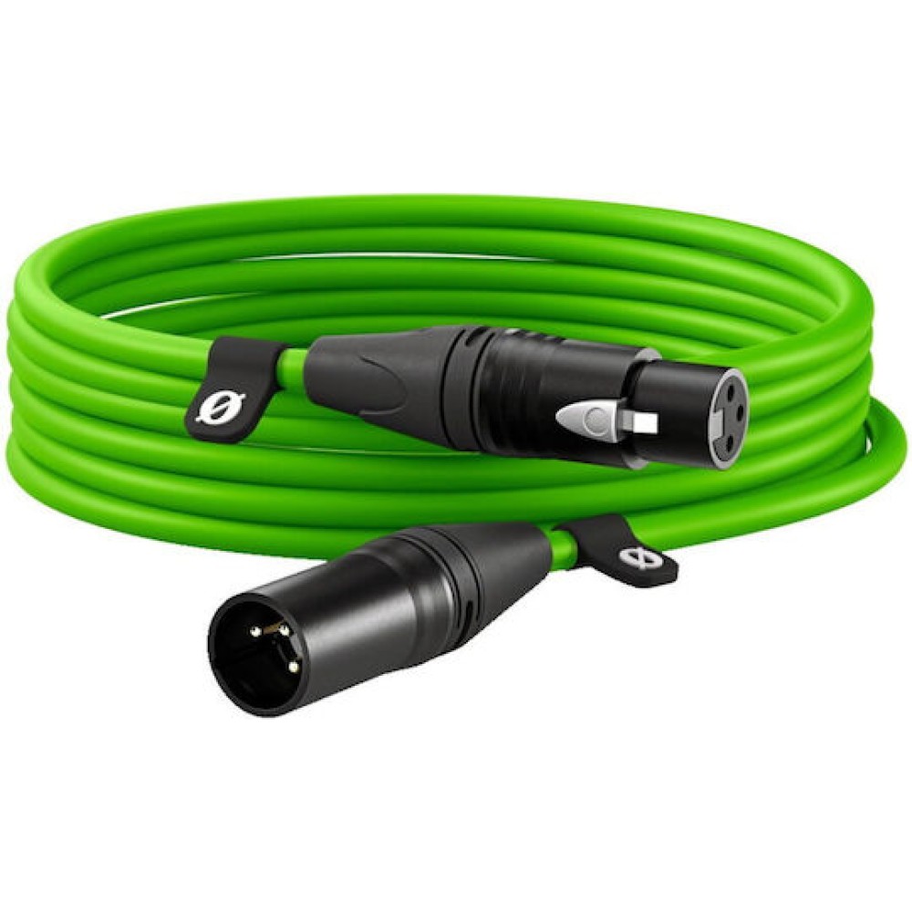 Rode Cable XLR male - XLR female Πράσινο 6m (45701)