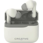 Creative Zen Air Plus In-ear Bluetooth Handsfree Ακουστικά με Αντοχή στον Ιδρώτα και Θήκη Φόρτισης Λευκά