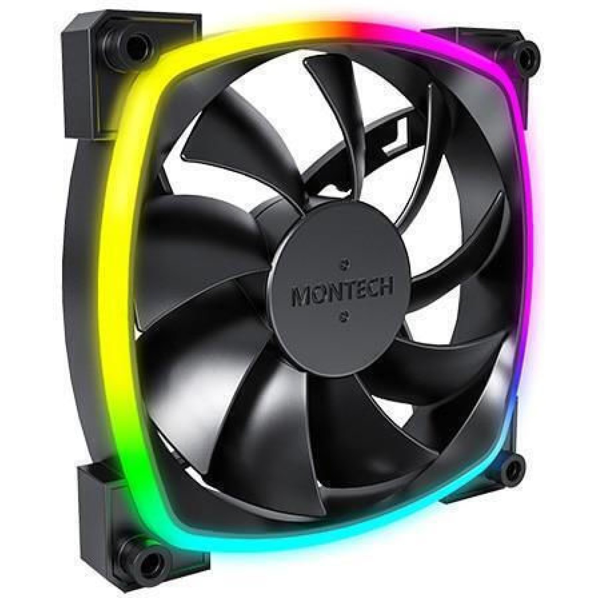 Montech AX120 Case Fan με ARGB Φωτισμό και Σύνδεση 3-Pin / 4-Pin PWM