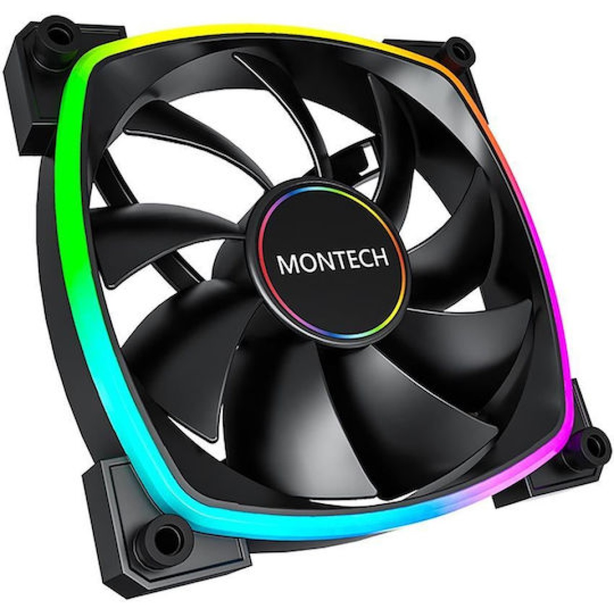Montech AX140 Case Fan με ARGB Φωτισμό και Σύνδεση 4-Pin PWM