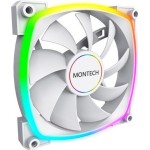 Montech AX140 Case Fan με ARGB Φωτισμό και Σύνδεση 4-Pin PWM Λευκό