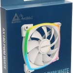 Montech AX140 Case Fan με ARGB Φωτισμό και Σύνδεση 4-Pin PWM Λευκό