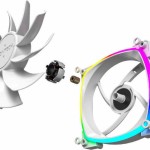 Montech RX120 Case Fan με ARGB Φωτισμό και Σύνδεση 4-Pin PWM Λευκό