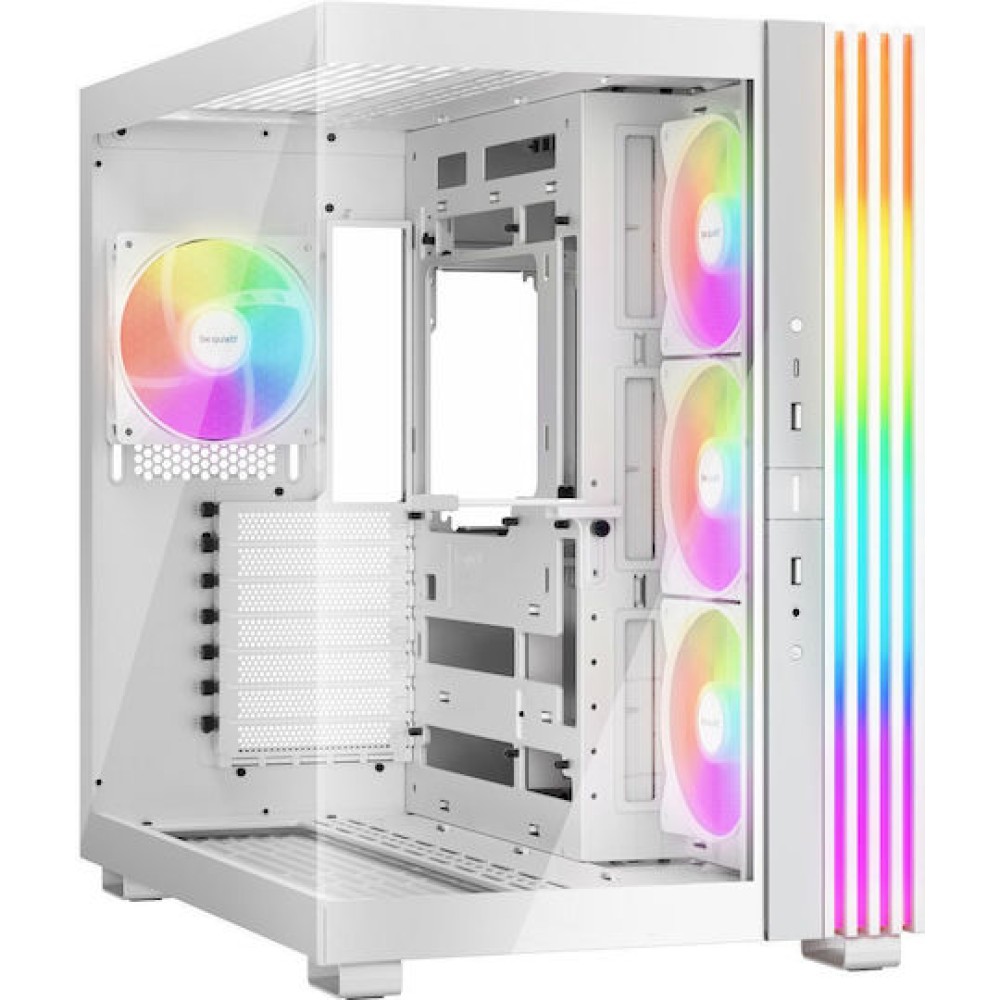 Be Quiet Light Base 600 LX Gaming Midi Tower Κουτί Υπολογιστή με Πλαϊνό Παράθυρο και RGB Φωτισμό Λευκό