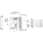 Be Quiet Light Base 600 LX Gaming Midi Tower Κουτί Υπολογιστή με Πλαϊνό Παράθυρο και RGB Φωτισμό Λευκό