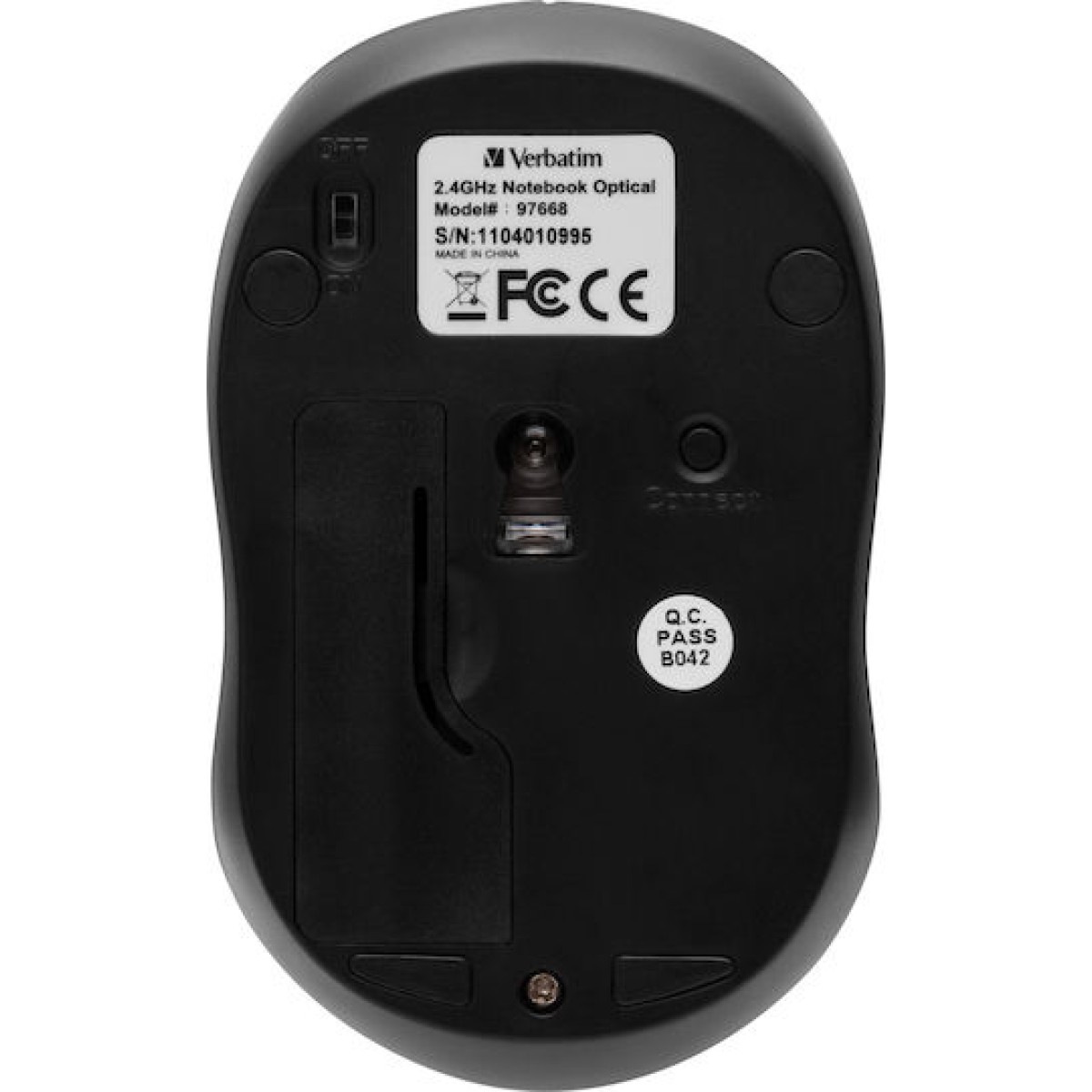 Verbatim Go Nano Wireless Mouse Volcanic Orange      49045