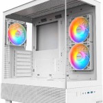 Montech XR Midi Tower Κουτί Υπολογιστή με ARGB Φωτισμό Λευκό