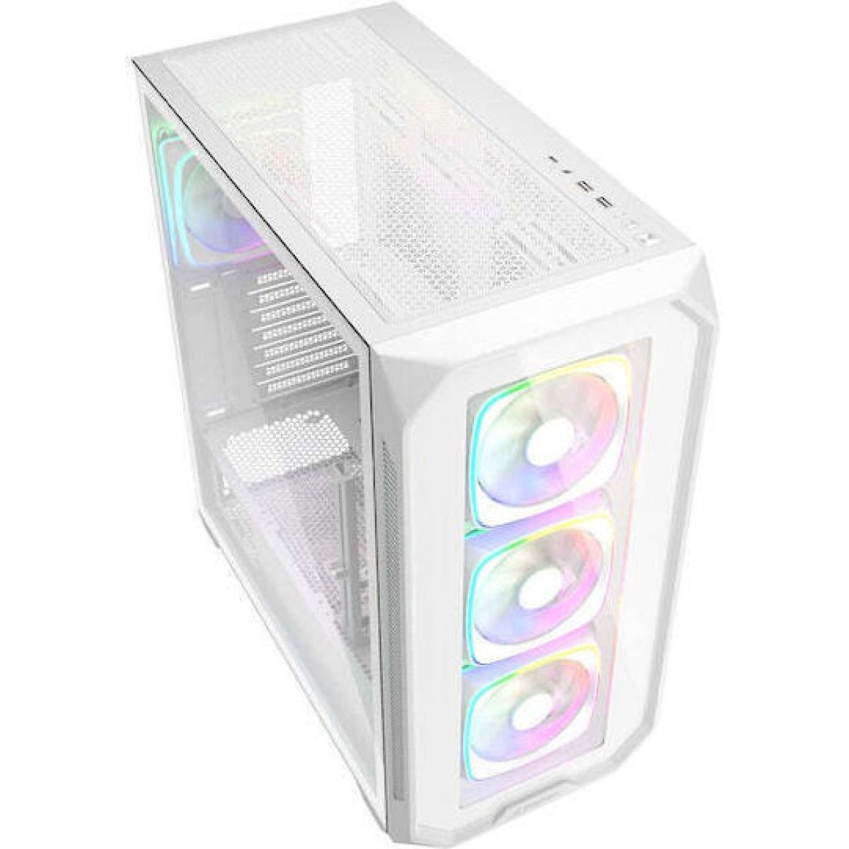 Sharkoon AK5G RGB Gaming Midi Tower Κουτί Υπολογιστή με Πλαϊνό Παράθυρο Λευκό