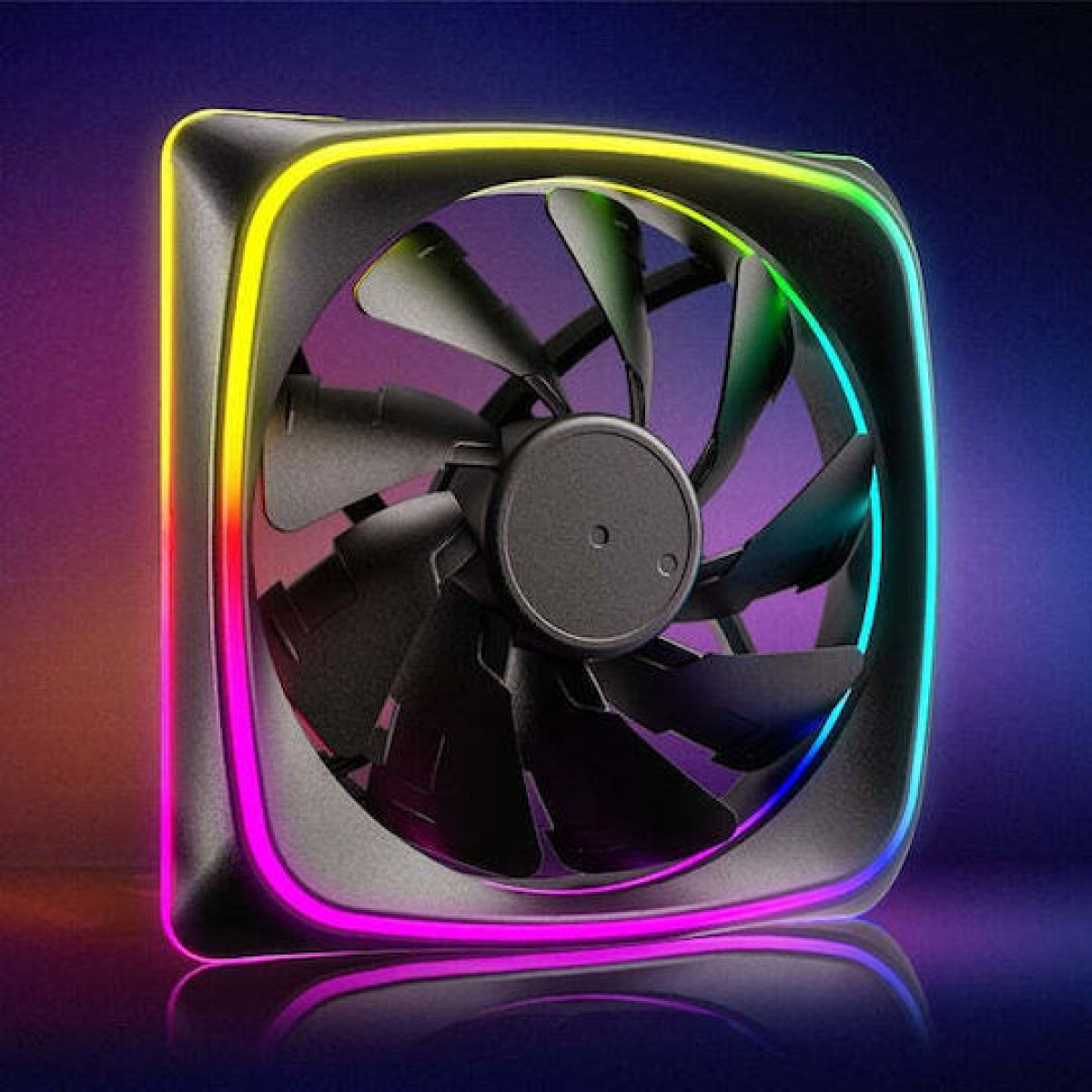Sharkoon Shark Lights RGB PWM Case Fan 120mm με Σύνδεση 4-Pin