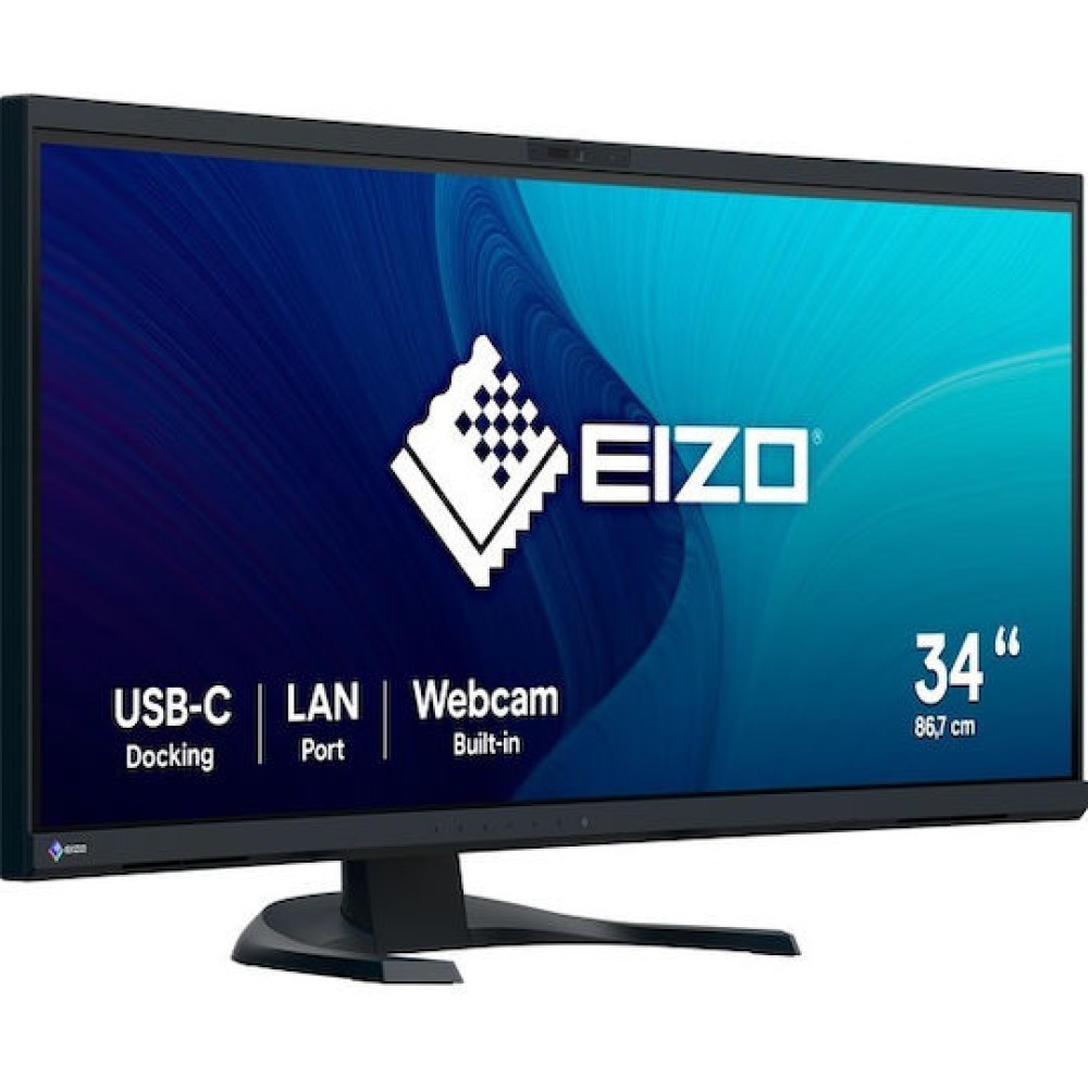 Eizo FlexScan EV3450XC-BK Ultrawide HDR Curved Monitor 34.1