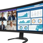 Eizo FlexScan EV3450XC-BK Ultrawide HDR Curved Monitor 34.1