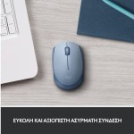 Logitech M171 Ασύρματο Mini Ποντίκι Blue/Grey