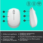 Logitech M171 Ασύρματο Ποντίκι Off White