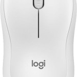Logitech M240 Silent Ασύρματο Bluetooth Ποντίκι Off-White