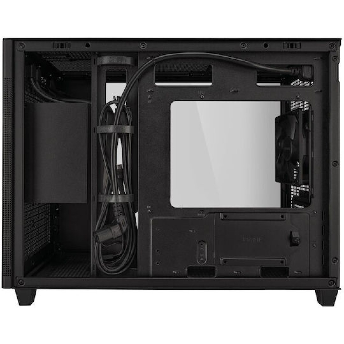 Asus Prime AP201 TG Gaming Micro Tower Κουτί Υπολογιστή με Πλαϊνό Παράθυρο Black