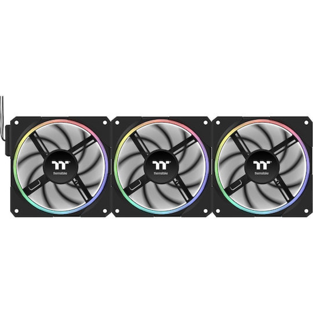 Thermaltake TS120 EX Case Fan με RGB Φωτισμό και Σύνδεση 6-Pin 3τμχ