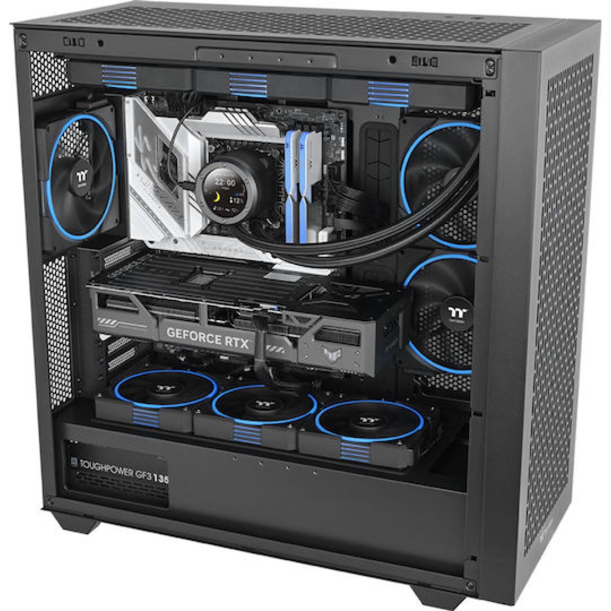 TS 120 EX RGB (schwarz, 3er Pack, 120 mm)