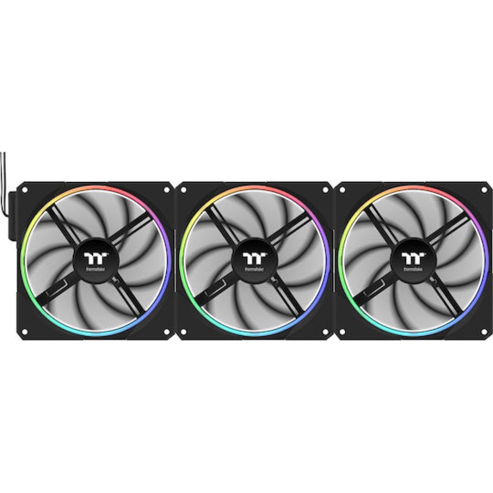 Thermaltake TS140 EX Case Fan με RGB Φωτισμό και Σύνδεση 6-Pin 3τμχ