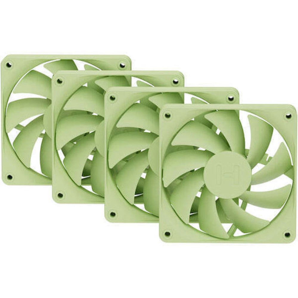 HYTE FA12 Case Fan 120mm με Χωρίς Led Φωτισμό 4τμχ Matcha