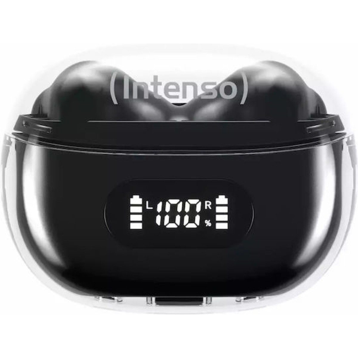 Intenso T310AE In-ear Bluetooth Handsfree Ακουστικά με Θήκη Φόρτισης Μαύρα