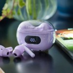 Intenso T313AE In-ear Bluetooth Handsfree Ακουστικά με Θήκη Φόρτισης Μωβ