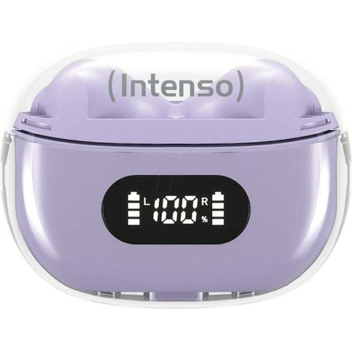 Intenso T313AE In-ear Bluetooth Handsfree Ακουστικά με Θήκη Φόρτισης Μωβ