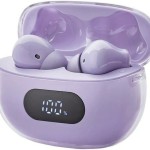 Intenso T313AE In-ear Bluetooth Handsfree Ακουστικά με Θήκη Φόρτισης Μωβ