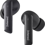 Intenso T500HAE In-ear Bluetooth Handsfree Ακουστικά με Θήκη Φόρτισης Μαύρα
