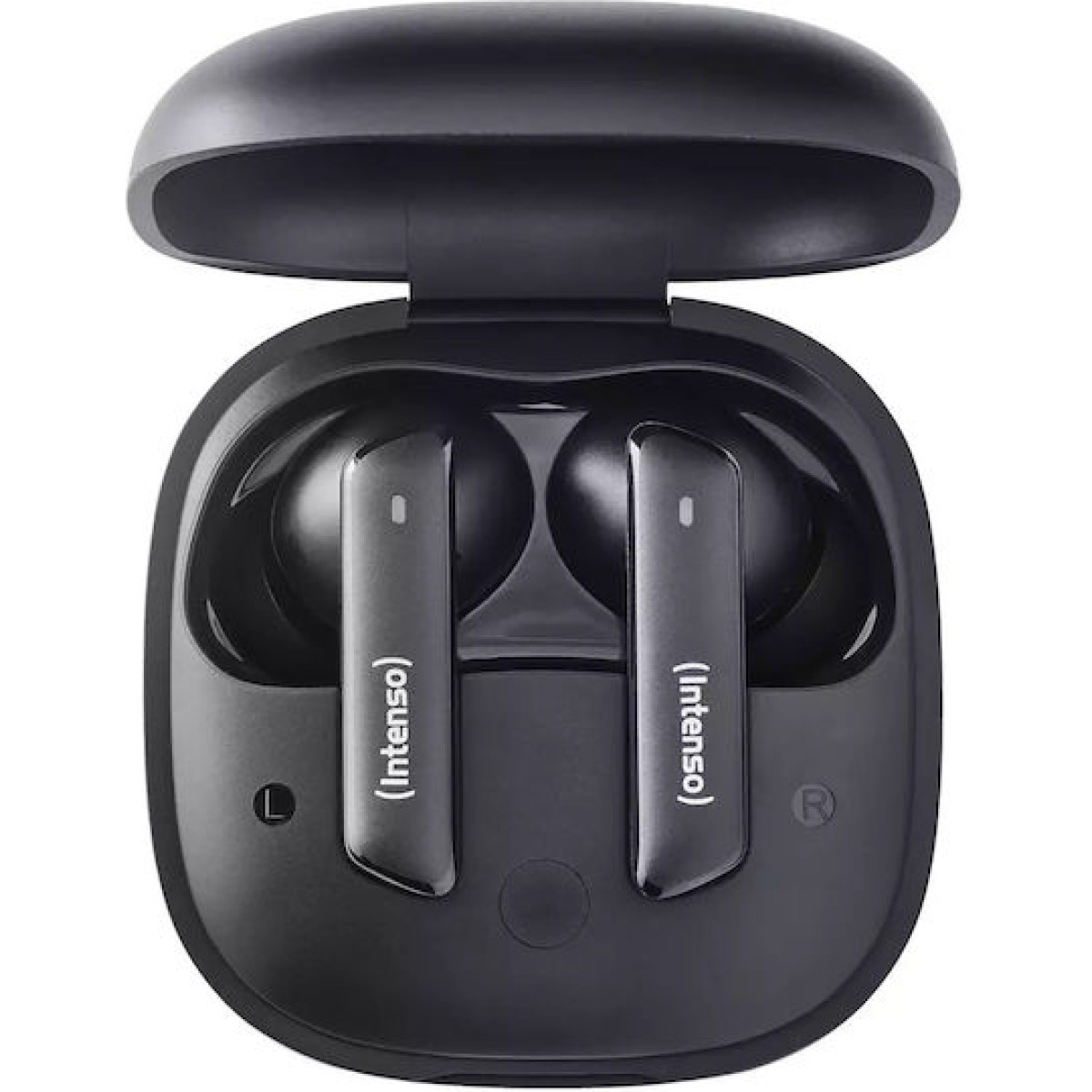 Intenso T500HAE In-ear Bluetooth Handsfree Ακουστικά με Θήκη Φόρτισης Μαύρα