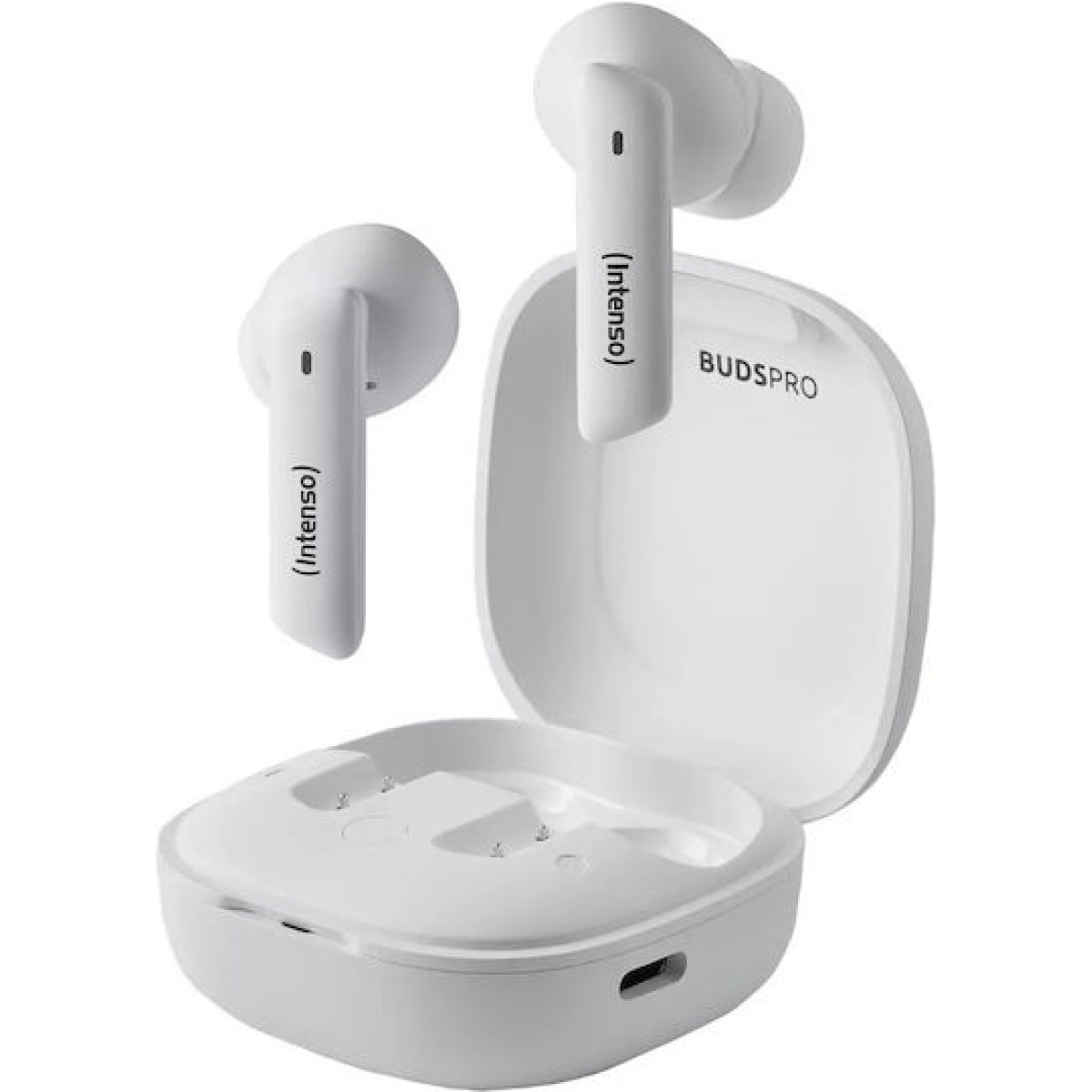 Intenso T502HAE In-ear Bluetooth Handsfree Ακουστικά με Θήκη Φόρτισης Λευκά